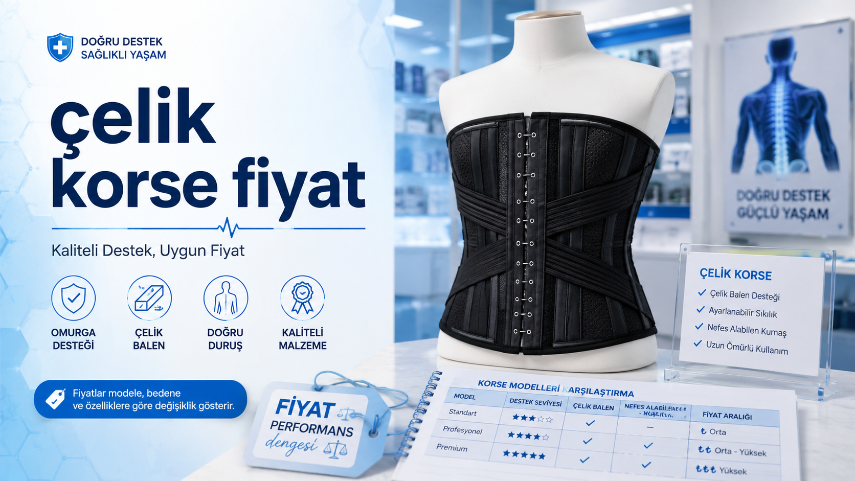 Çelik Korse Fiyat Karşılaştırmasında Nelere Bakılmalı?