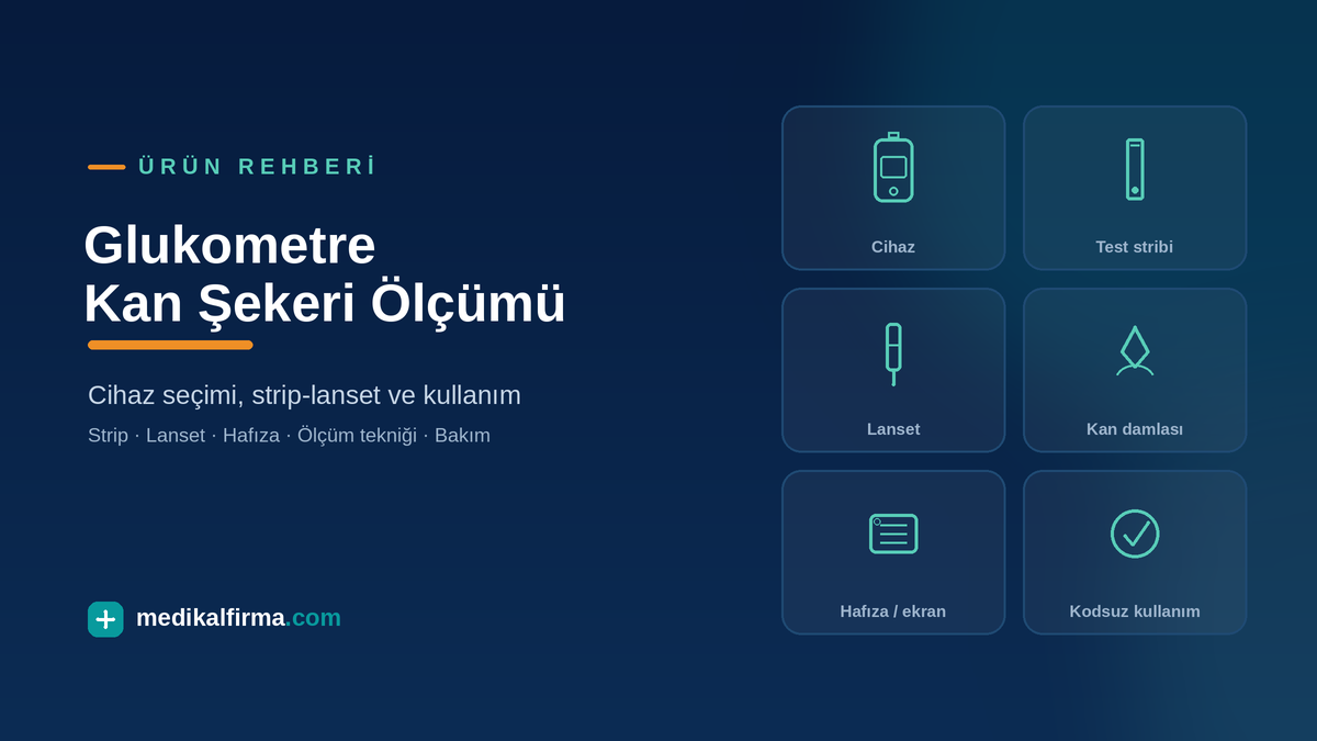 Glukometre (Kan Şekeri Ölçüm Cihazı) Seçimi ve Kullanımı