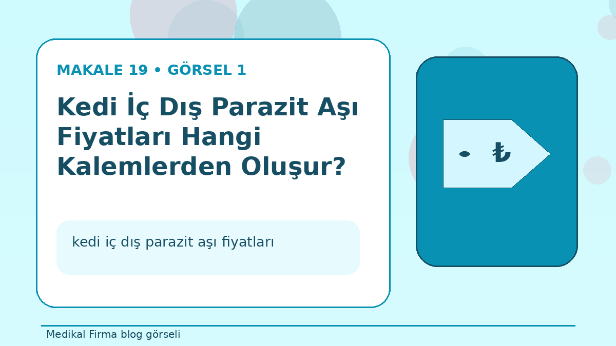 Kedi İç Dış Parazit Aşı Fiyatları Hangi Kalemlerden Oluşur?