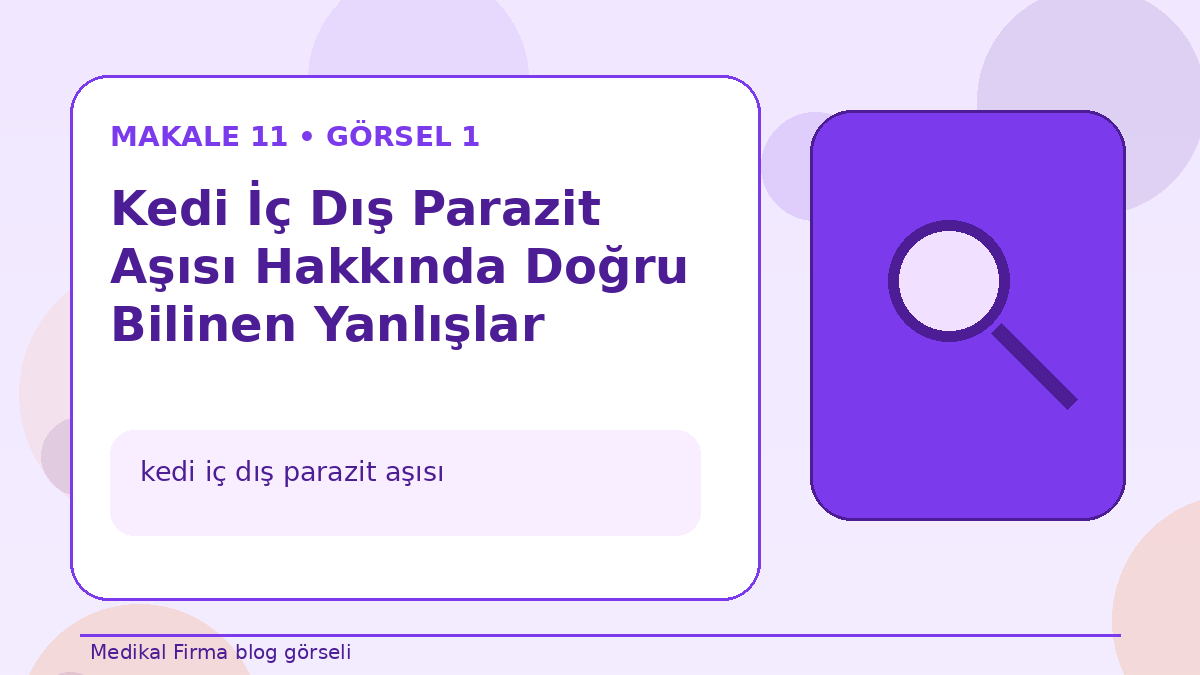 Kedi İç Dış Parazit Aşısı Hakkında Doğru Bilinen Yanlışlar görseli