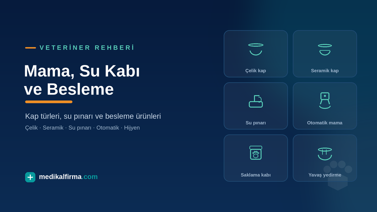 Kedi ve Köpek Mama ve Su Kabı, Besleme Ürünleri Rehberi