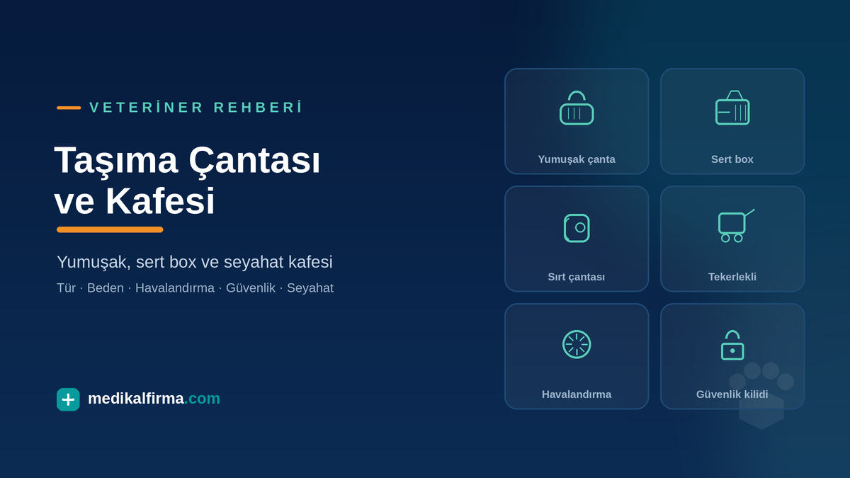 Kedi ve Köpek Taşıma Çantası ve Kafesi Seçimi Rehberi görseli
