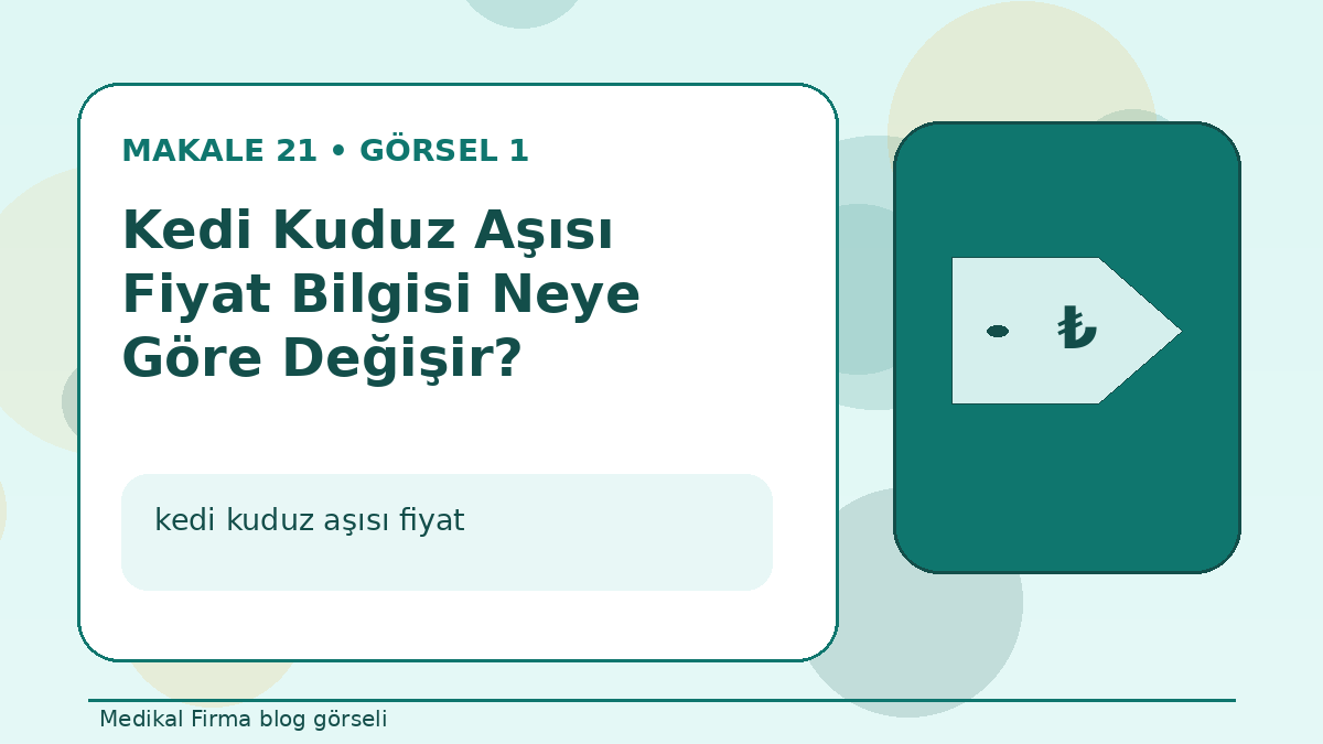 Kedi Kuduz Aşısı Fiyat Bilgisi Neye Göre Değişir? görseli