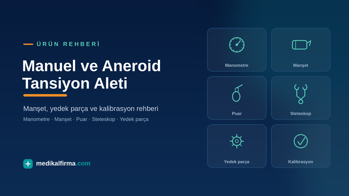 Manuel ve Aneroid Tansiyon Aleti Rehberi: Manşet ve Yedek Parça Seçimi