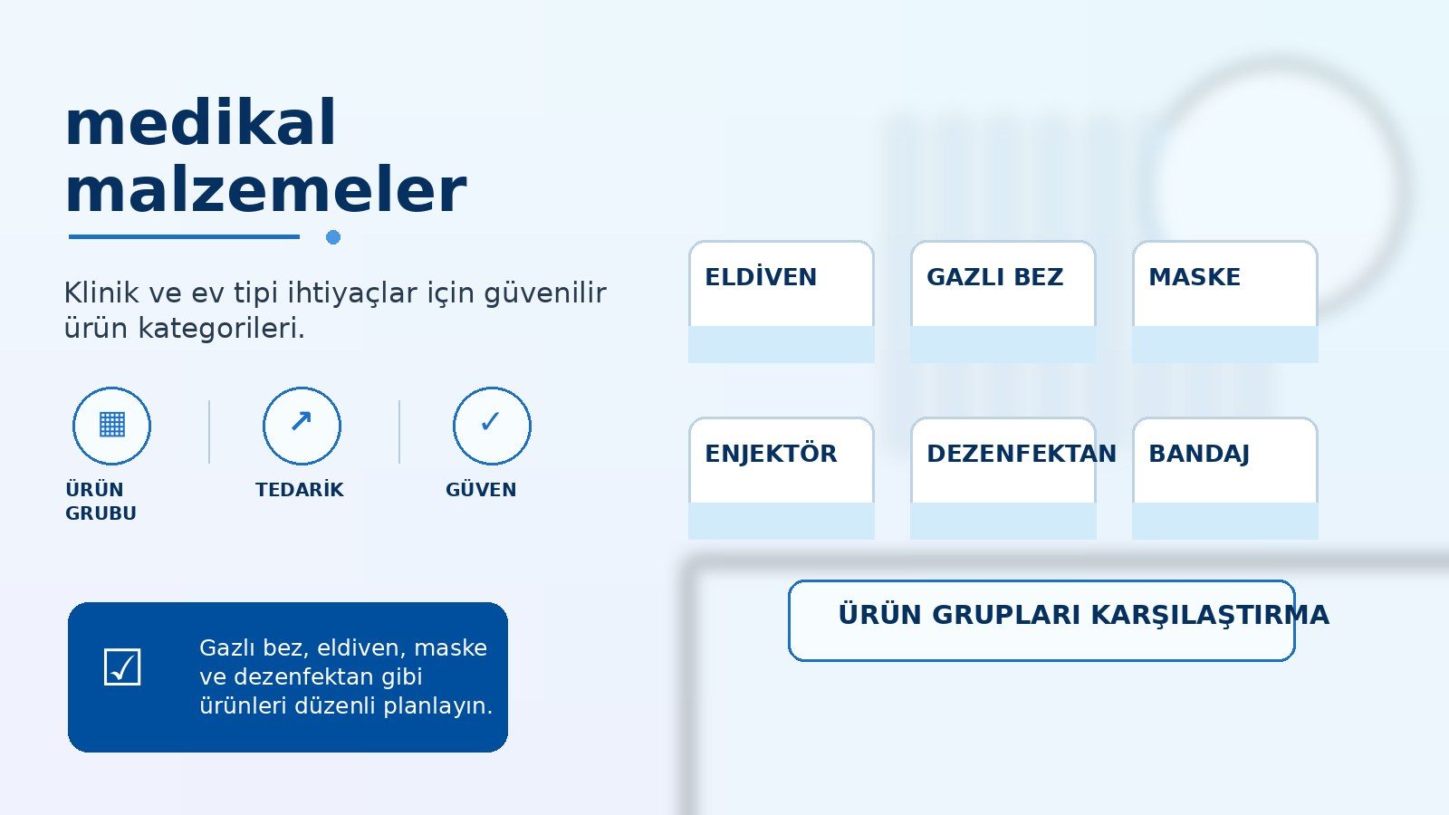 Medikal Malzemeler ile Güvenli ve Düzenli Kullanım ikinci görsel