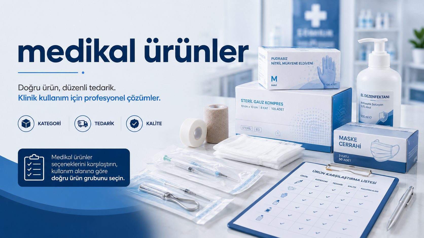 Medikal Ürünler ile Doğru Sağlık Çözümleri görseli