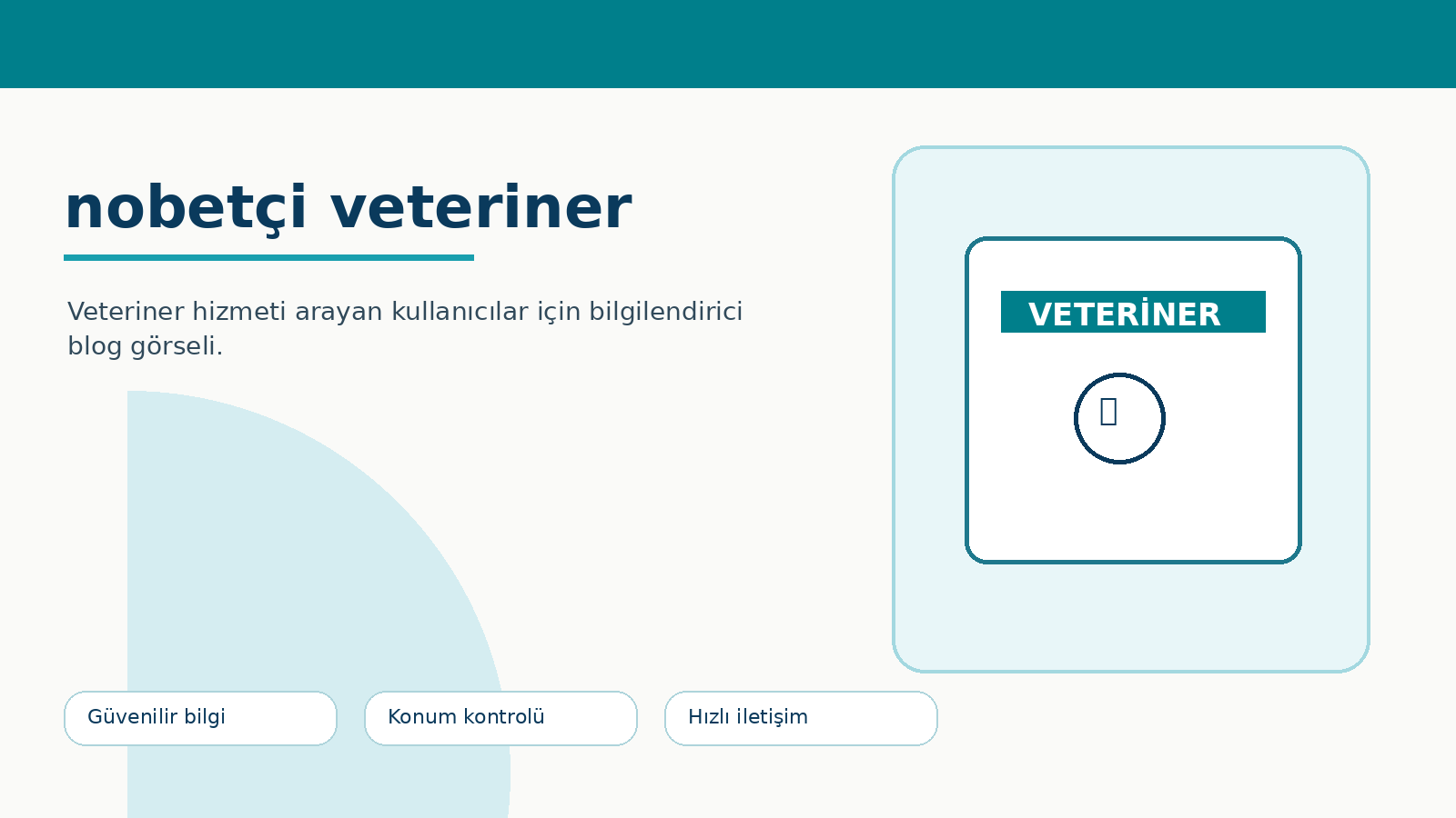Nobetçi Veteriner Hizmetleri ve Gece Ulaşım Bilgileri ikinci görsel