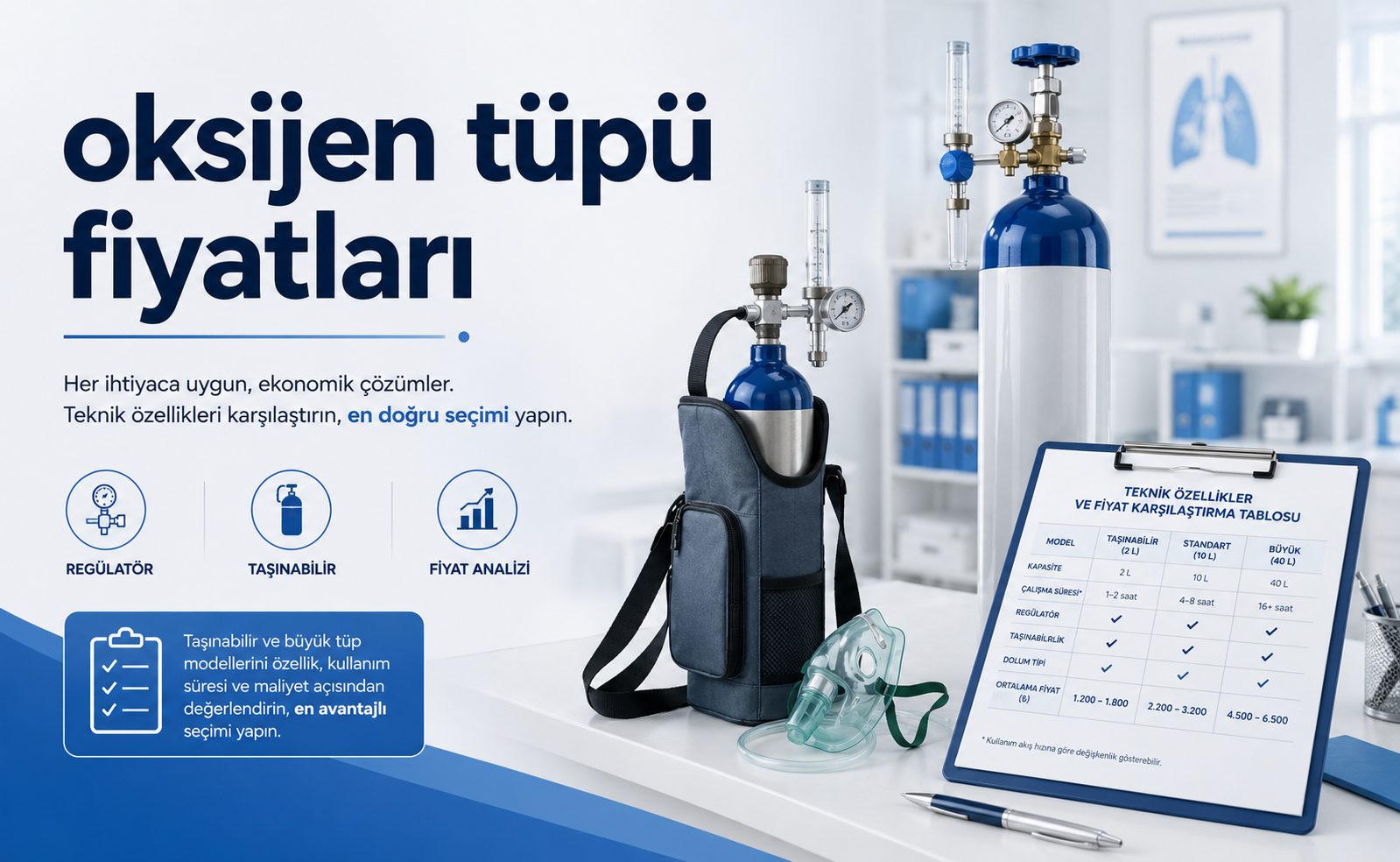 Oksijen Tüpü Fiyatları Hangi Özelliklere Göre Değişir? ikinci görsel