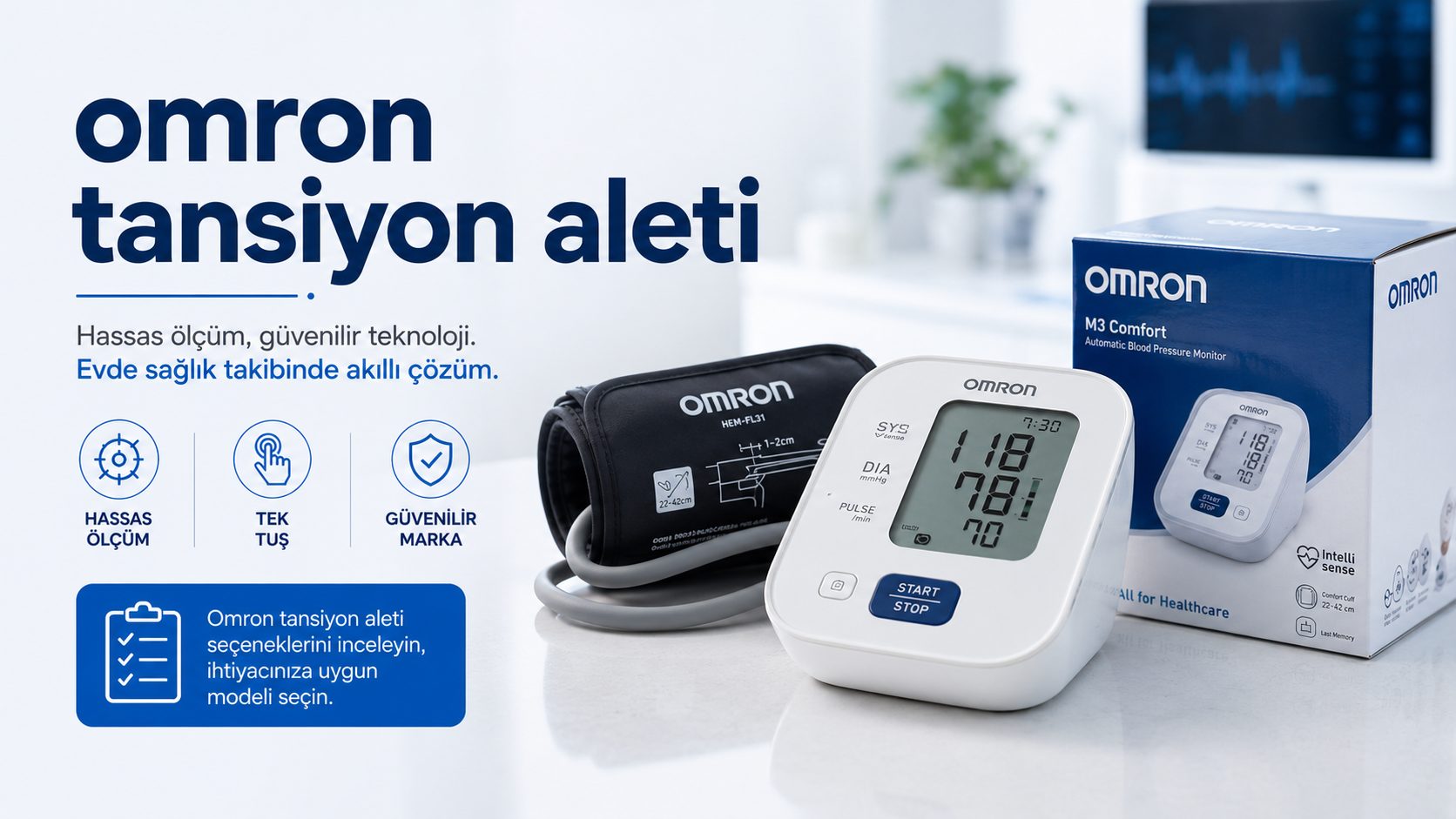 Omron Tansiyon Aleti ile Güvenilir Ölçüm Deneyimi görseli