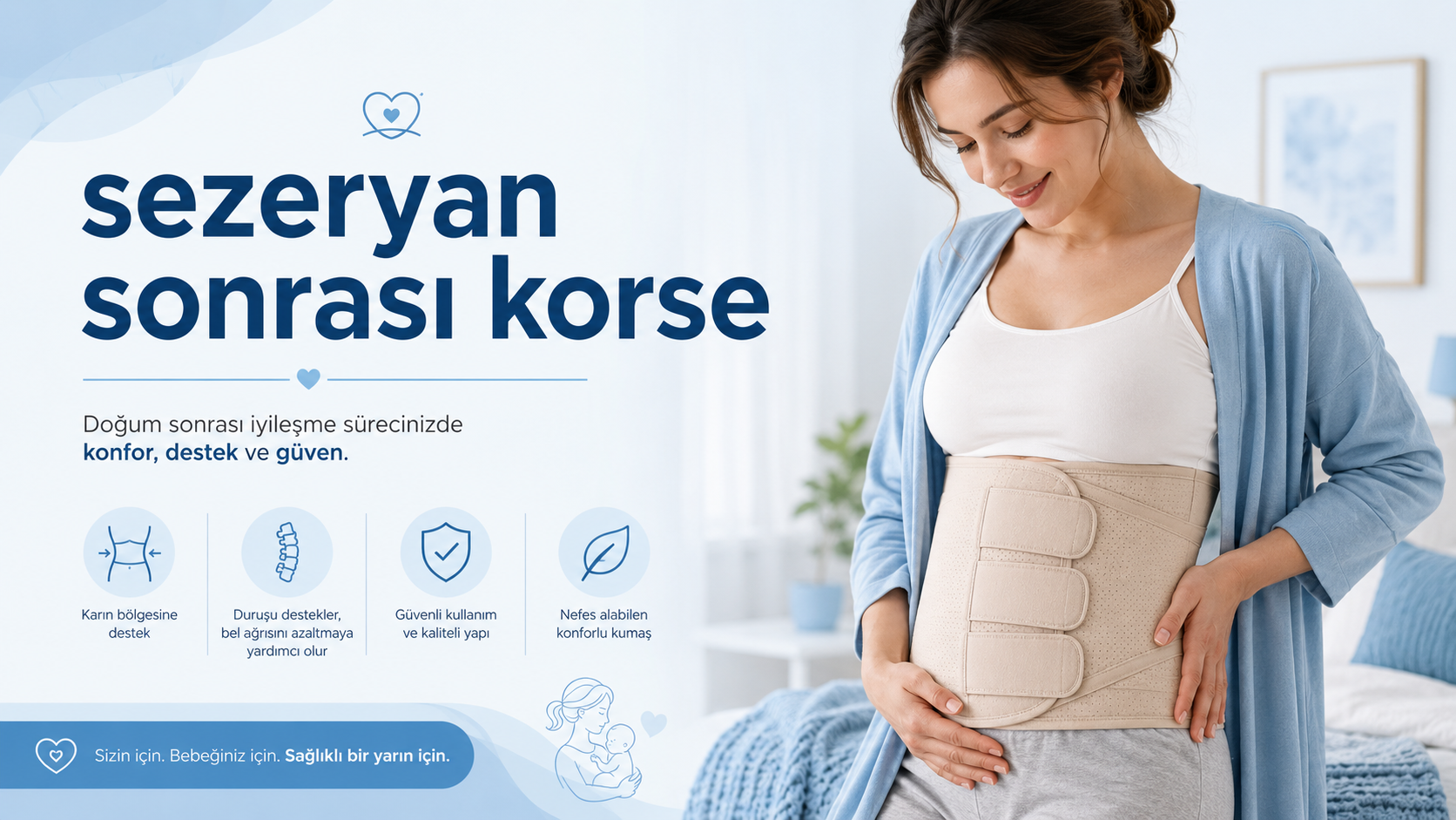 Sezeryan Sonrasi Korse Seçiminde Konfor ve Destek ikinci görsel