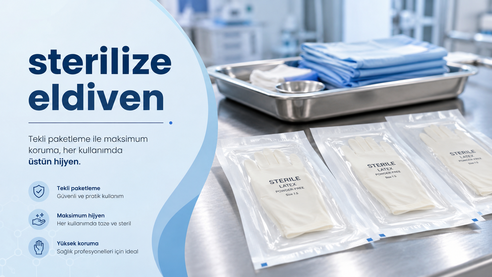 Sterilize Eldiven Seçiminde Ambalaj, Malzeme ve Stok Kontrolü görseli